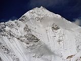 305 Dhaulagiri Close Up From Just Before Khobang Here is a close up view of Dhaulagiri Southeast Face from just before Khobang (2580m).